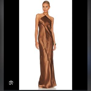 BNWT Brown Retrofete Sylvia Dress